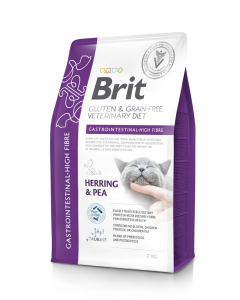 Brit Veterinary Diet Gastrointestinal - High Fibre erisööt kassidele 2kg