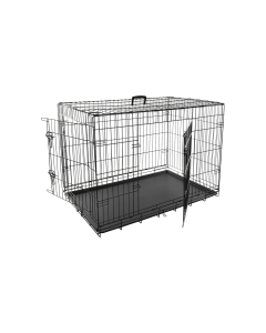 Flamingo must metallpuur Keo koerale XL 70x109x76cm