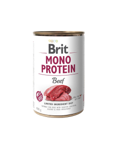 Brit Mono Protein Beef konserv koertele 400g