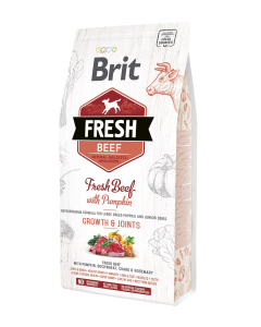 Brit Fresh Beef & Pumpkin Puppy Large Bones & Joints koeratoit