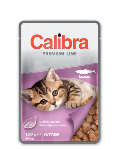 Calibra Premium Kitten Salmon märgtoit kassipoegadele 100g