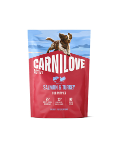 Carnilove Active Salmon & Turkey Puppy koeratoit 1,5kg