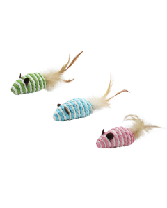 Bubu Pets kassilelu nöörihiir sulega 7cm 1tk (assortii)