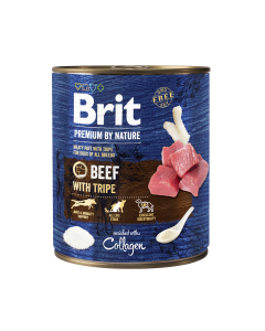 Brit Premium by Nature konserv Beef with Tripes koertele