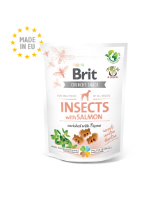 Brit Care Insects with Salmon närimismaius koertele 200g