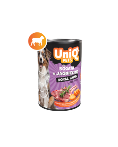 UniQ Pets Royal Lamb konserv koertele 375g