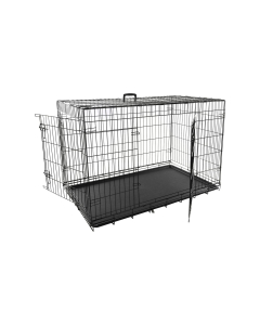 Flamingo must metallpuur Keo koerale XXL 76x120x82cm