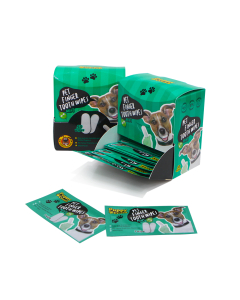 Puppy Crush hambapuhastussalvrätik piparmünt 50 tk