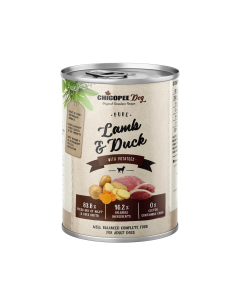 Chicopee Pure Lamb & Duck konserv koertele 400g