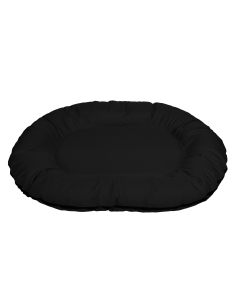 Cazo Oval Bed must pesa koertele 60x80x14 cm