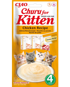 Churu Kitten kanaga maius kassipojale 4x14g