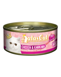 Aatas Cat Creamy Chicken & Kanikama konserv kassile 80g
