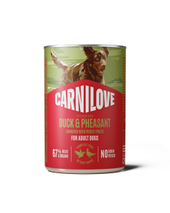 Carnilove Duck & Pheasant konserv koertele 400g