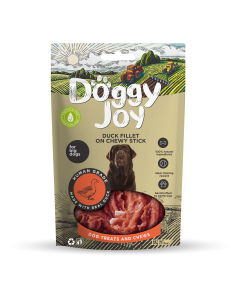 Doggy Joy duck fillet on chewy stick närimismaiused koertele 90g