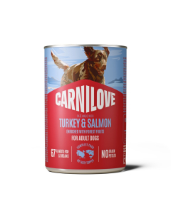 Carnilove Salmon & Turkey konserv koertele 400g