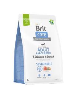 Brit Care Sustainable Adult Large Breed Chicken & Insect koeratoit