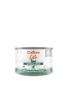 Calibra Life Sterilised Duck konserv kassidele 200g
