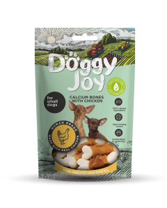 Doggy Joy calcium bones with chicken närimismaiused koerale 55g