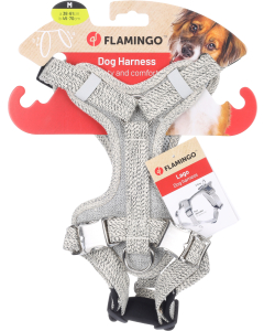 Flamingo Lago mustvalged traksid koerale M 45-70cm