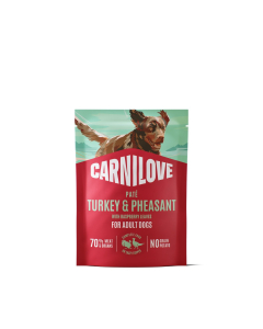 Carnilove Pate Turkey & Pheasant märgtoit koertele 300g
