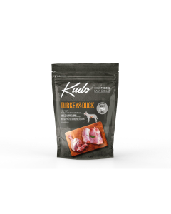 Kudo Turkey & Duck külmpressitud koeratoit