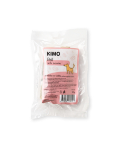 Kimo naturaalne närimisrull lõhega 12cm 2tk 90g