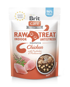 Brit Care Raw külmkuivatatud maius Indoor & Antistress kassidele 40g