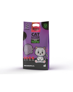 Bubu Pets lavendli lõhnaga tofu kassiliiv 2,5 kg / 6L
