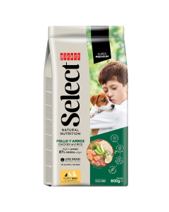 Select Mini Puppy Chicken And Rice koeratoit 800g