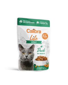 Calibra Life Adult Duck märgtoit kassidele 85g