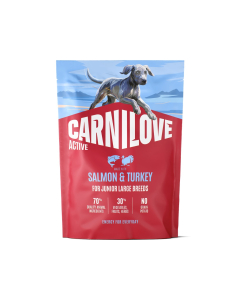 Carnilove Active Salmon & Turkey Junior LB koeratoit