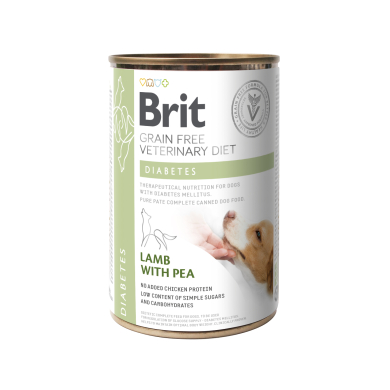 Brit Veterinary Diet Diabetes konserv koertele 400g