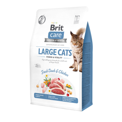 Brit Care Cat Grain-Free Large Cats Power Vitality kassitoit 0,4 kg