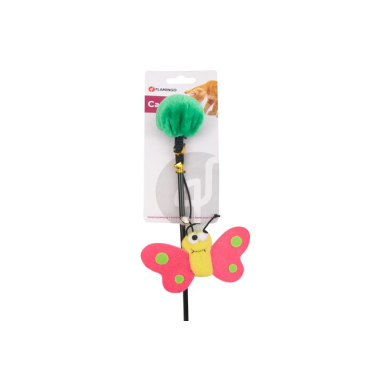 Flamingo õng leluga mänguasi kassile 48cm