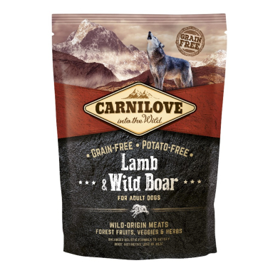 Carnilove Lamb & Wild Boar for Adult koeratoit 1,5 kg