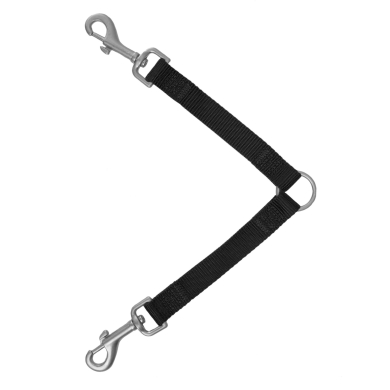 Freedog must nailonist kahe koera rihm Duo 15mm x 30cm