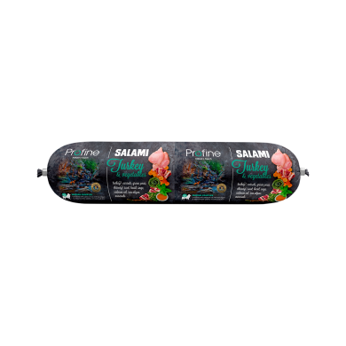 Profine Turkey & Vegetables Salami vorst koertele 800g