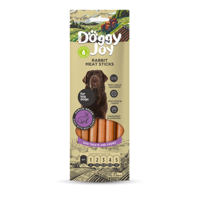 Doggy Joy rabbit meat sticks närimismaiused koertele 45g