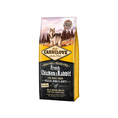 Carnilove Fresh Chicken & Rabbit for Adult koeratoit