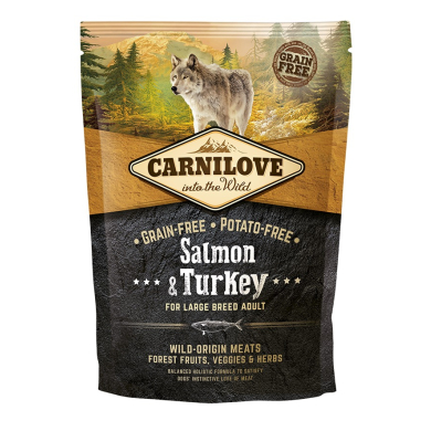 Carnilove Salmon & Turkey for Large Breed Adult koeratoit 1,5 kg