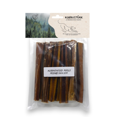 Koerust&uuml;kk kuivatatud pulli peenis koerale 15cm