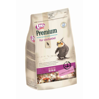 LoLo Pets Premium täissööt nümfkakaduudele 1kg