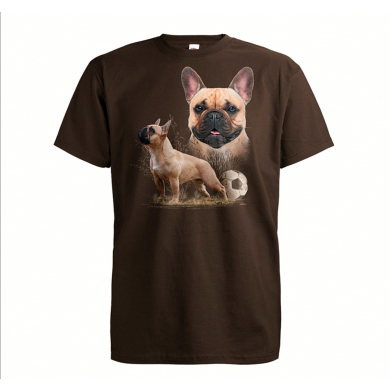 T-särk Prantsuse Bulldog suurus S