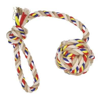 Barry King köielelu sõlmepall koerale 5x40cm 145g