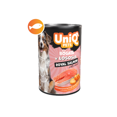 UniQ Pets Royal Salmon konserv koertele 375g