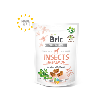 Brit Care Insects with Salmon närimismaius koertele 200g