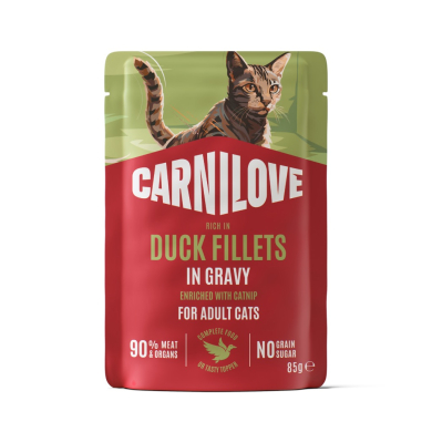 Carnilove Duck Gravy with Catnip m&auml;rgtoit kassidele 85g