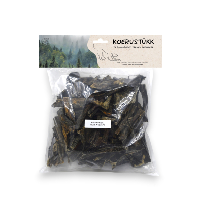 Koerust&uuml;kk kuivatatud veise magu koerale