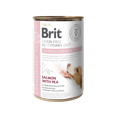 Brit Veterinary Diet Hypoallergenic konserv koertele