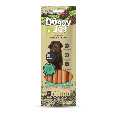 Doggy Joy lamb meat sticks närimismaiused koertele 45g